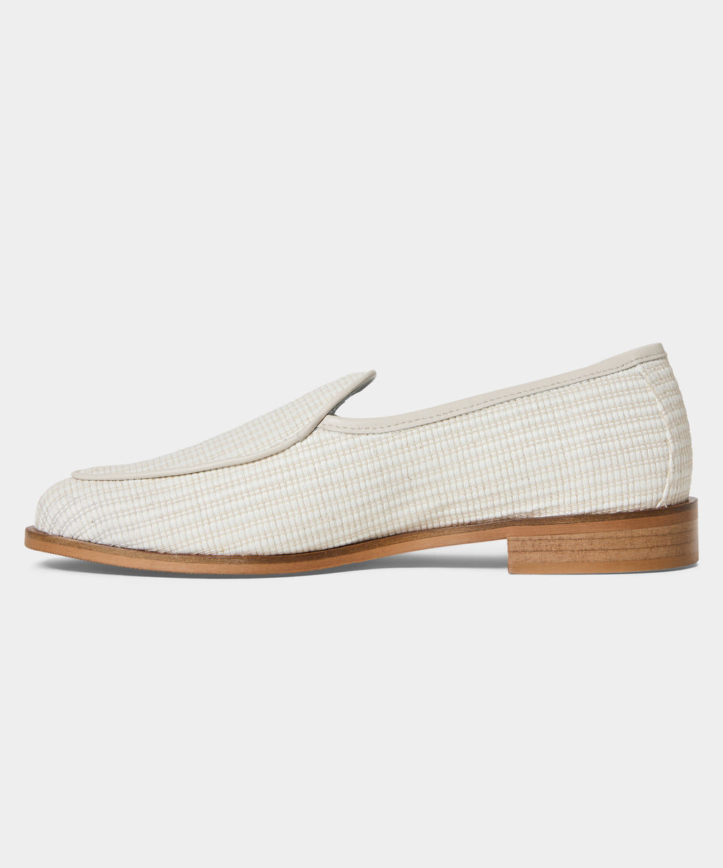 Jacques Solovière Raffia Anorio Loafer