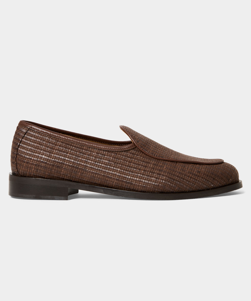 Jacques Solovière Raffia Anorio Loafer