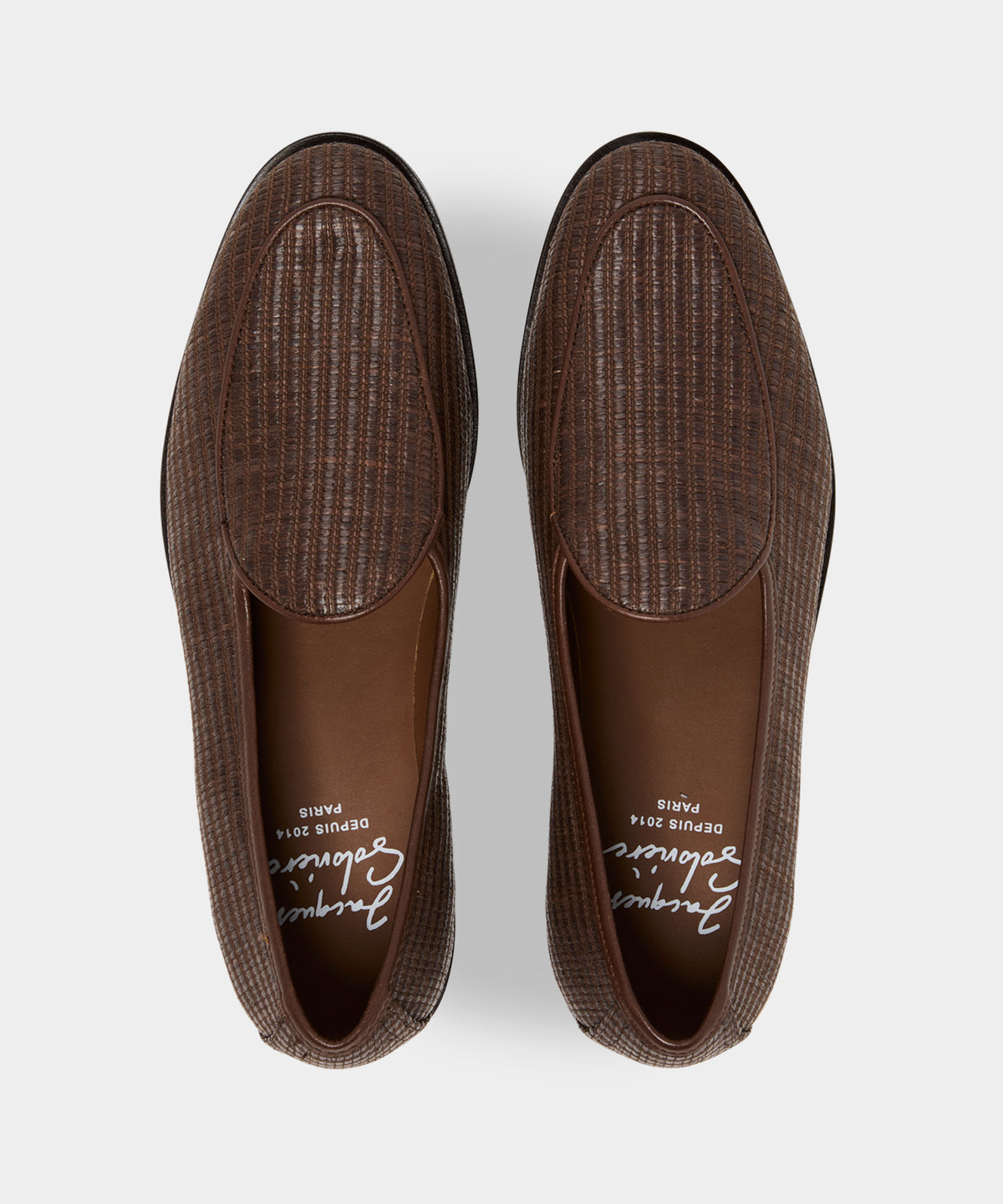 Jacques Solovière Raffia Anorio Loafer