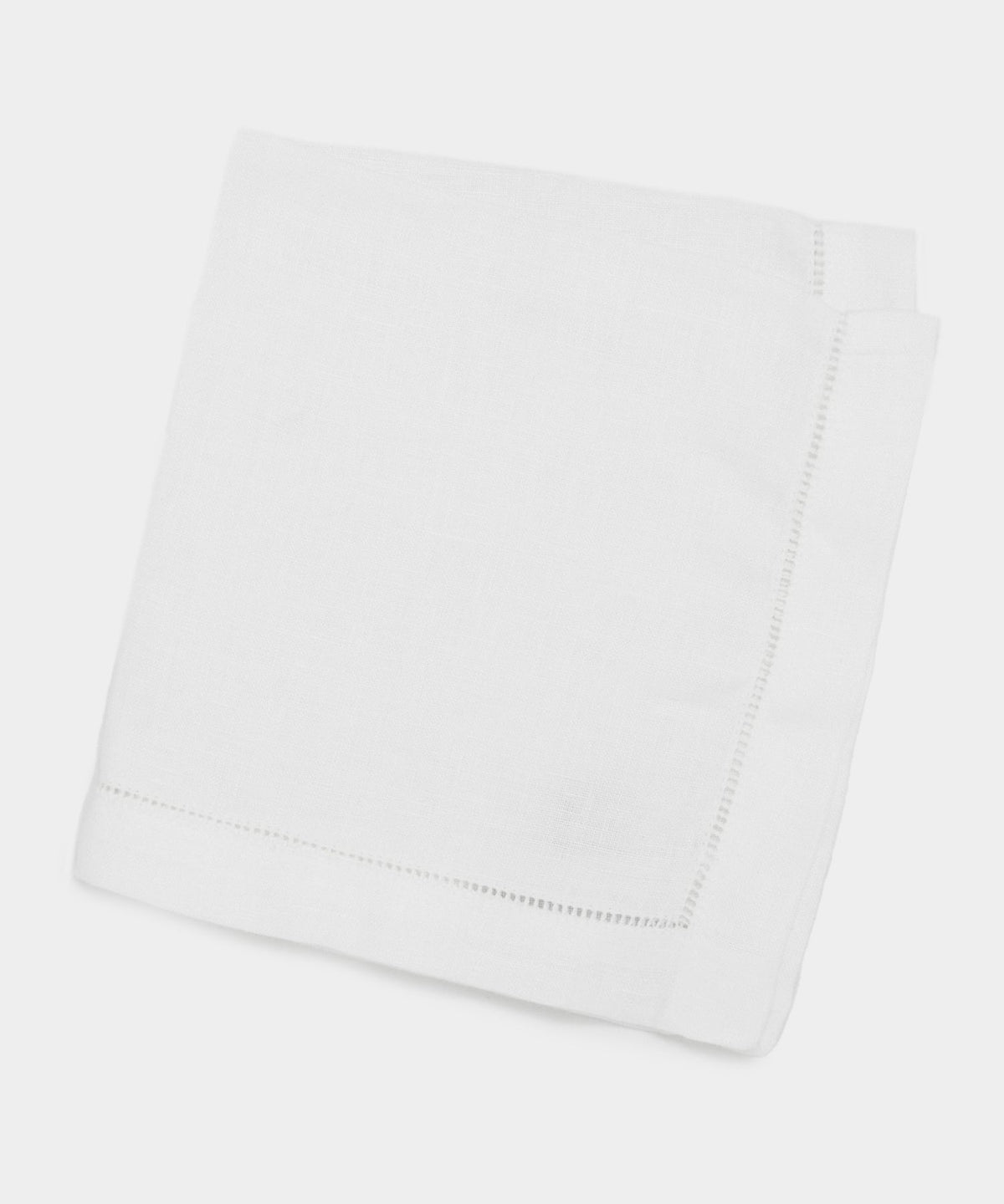 Italian Linen Ajour Edge Pocket Square