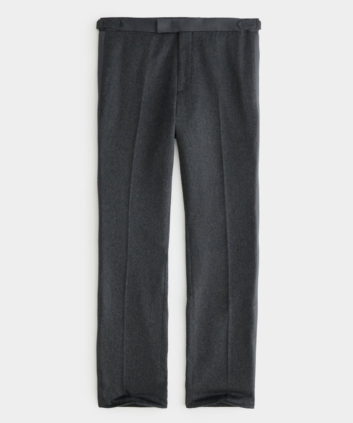 Slim Italian Cashmere Tuxedo Trouser