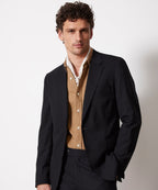 Linen Geo Neckerchief in Cream