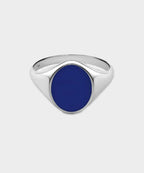 Miansai Sterling Silver Heritage Ring with Enamel
