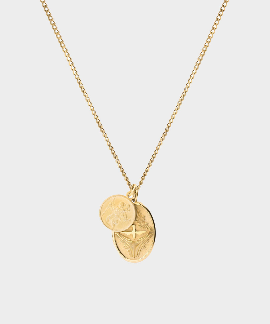 Miansai Gold Mini Dove Pendant Necklace
