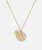 Miansai Test of Time Pendant Necklace in Silver/Gold