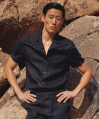 Sea Soft Irish Linen Camp Collar Shirt