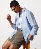 Sea Soft Irish Linen Point Collar Shirt