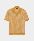 Textured Silk-Cotton Montauk Sweater Polo