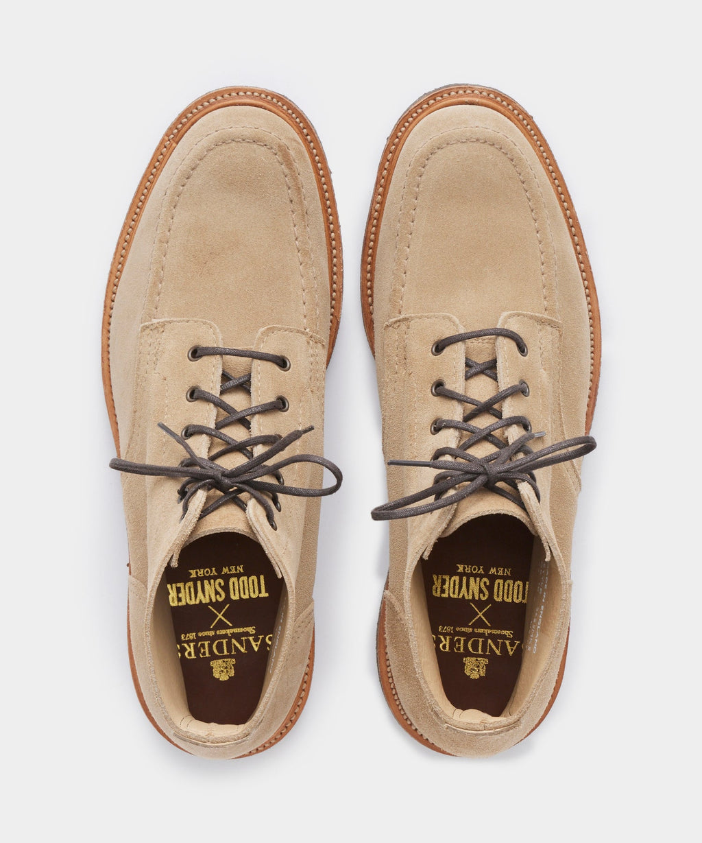 Todd Snyder x Sanders Apron Suede Boot