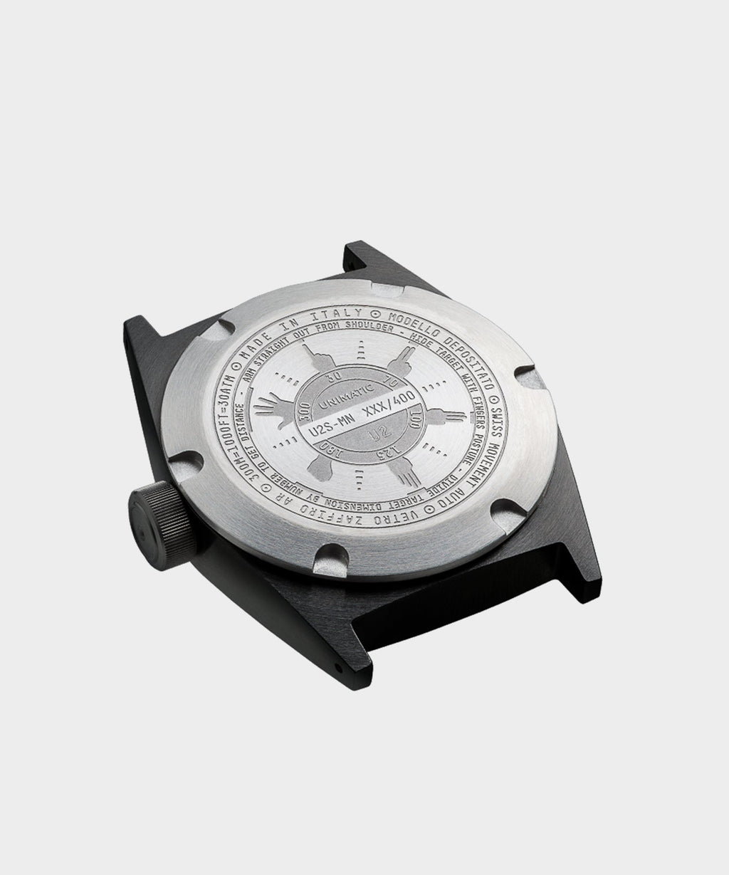 UNIMATIC U2S Black DLC Field watch