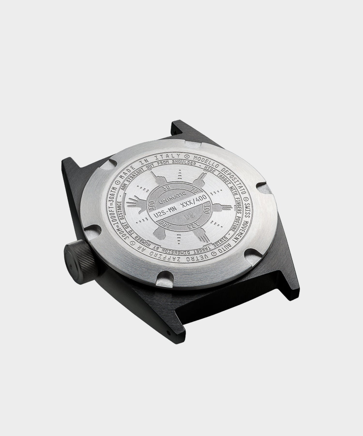 UNIMATIC U2S Black DLC Field watch