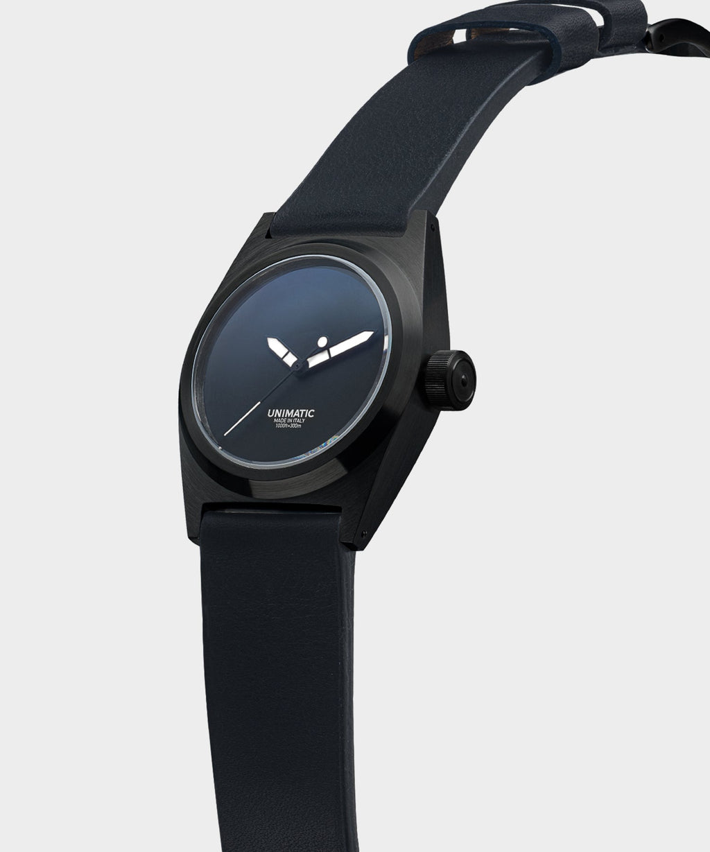 UNIMATIC U2S Black DLC Field watch