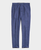 Italian Linen Soft Sutton Suit Trouser in Navy